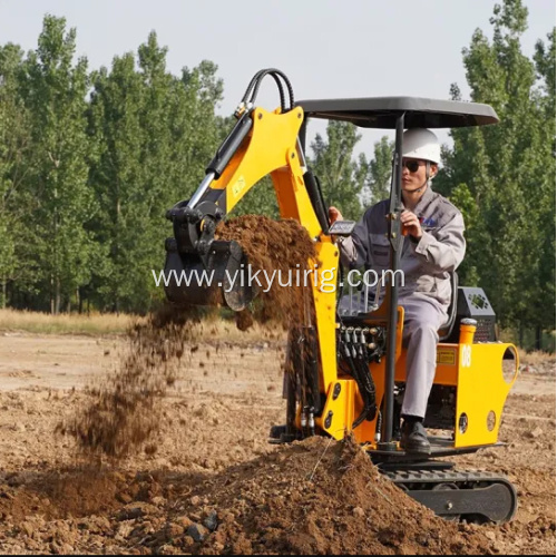 1.5ton Hot-Sell Mini Digger with Hammer Auger Grapple